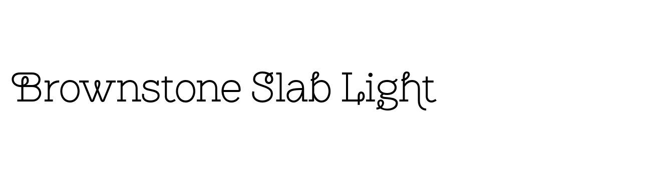 Brownstone Slab Light